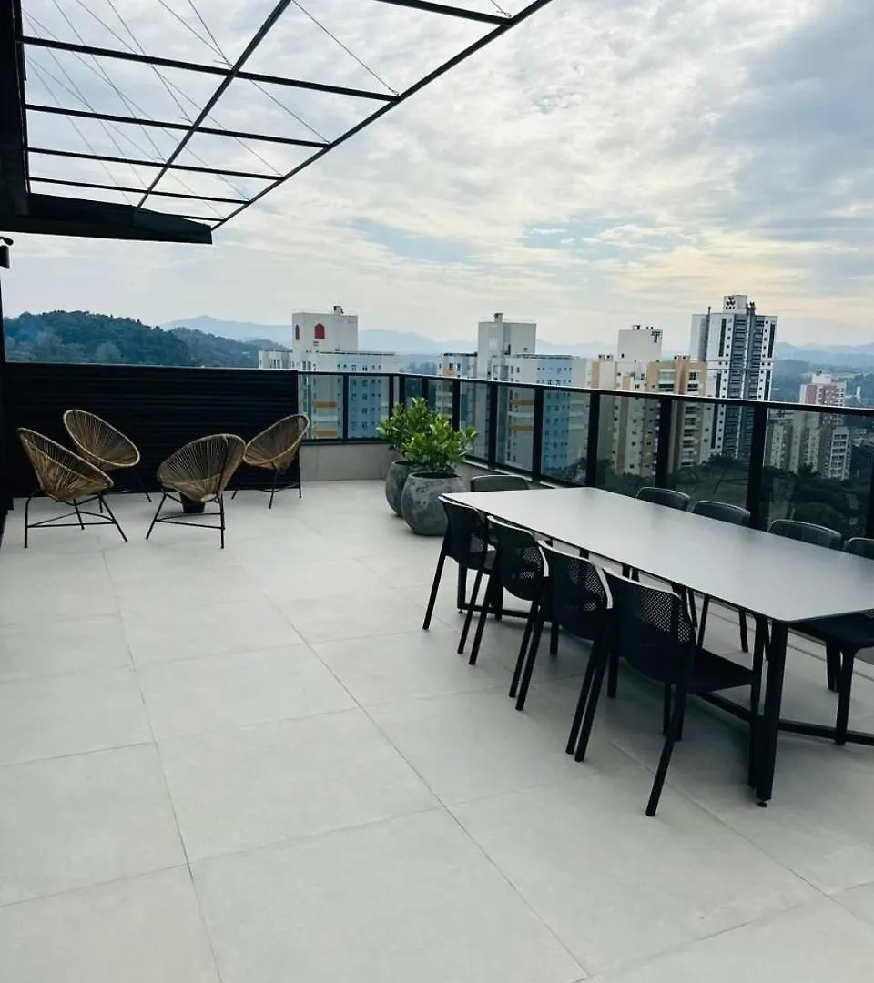 Apartmán Loft Up 510 | Mobiliado | Wifi | Piscina | Vaga Blumenau