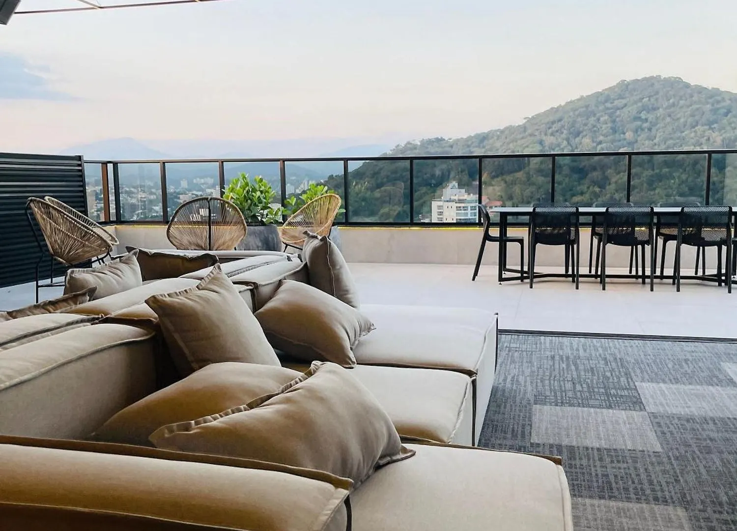 Апартаменты Loft Up 510 | Mobiliado | Wifi | Piscina | Vaga Блуменау Бразилия